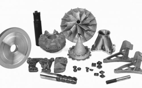Diverse metallkomponenter