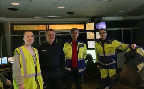 Control room at Outokumpu
