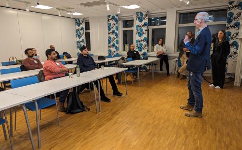 Besök av Stålakademins doktorandnätverk