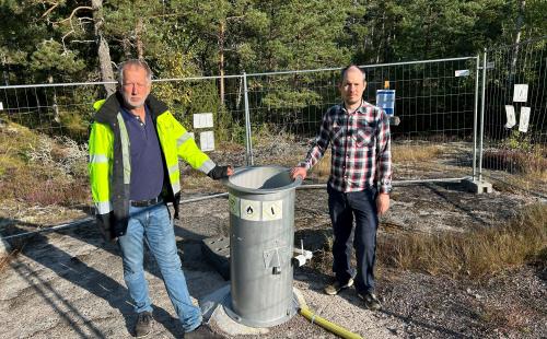 For the first time, the storage has been pressure-tested to 1000 bar at Äspö outside Oskarshamn.