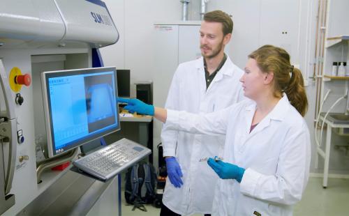 Tatiana Fedina och Emil Strandh, Swerim