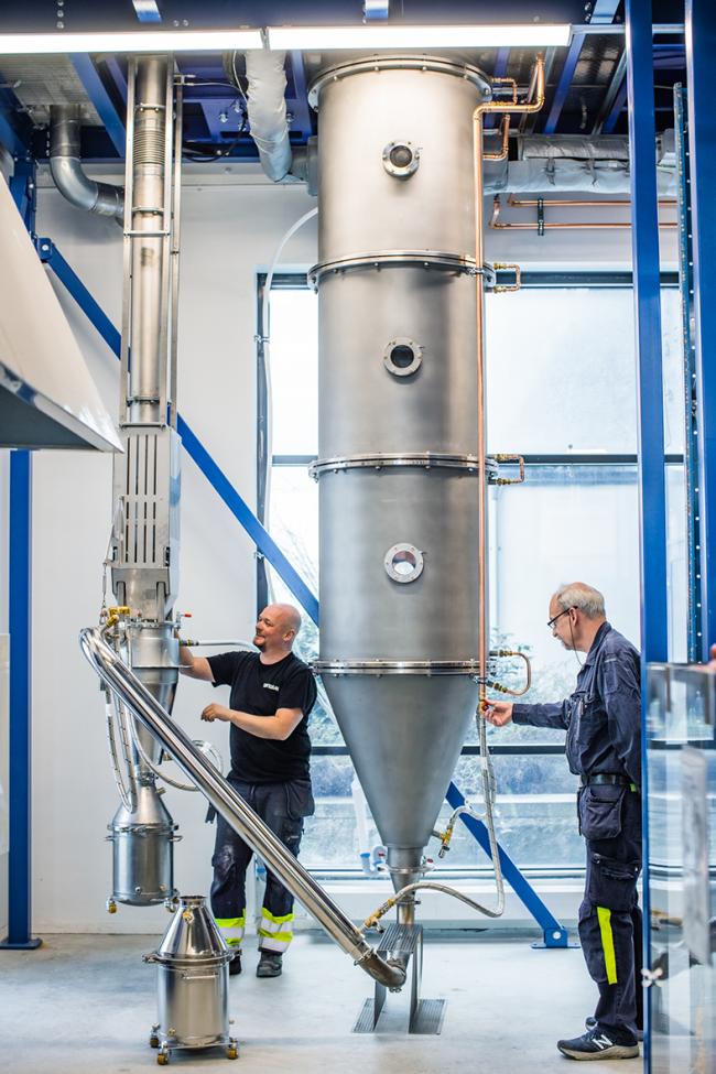 Atomiseringsanläggning för test och demo, Swerim